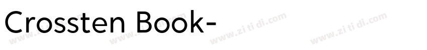 Crossten Book字体转换